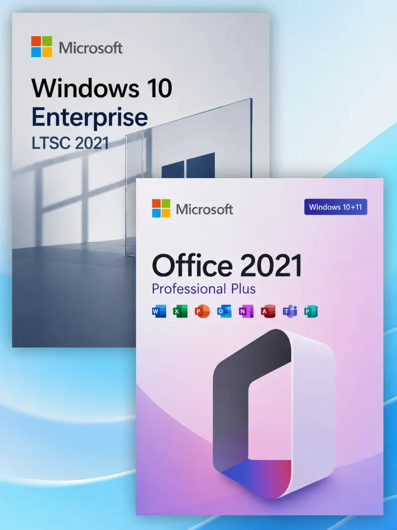 Windows 10 Enterprise LTSC 2021 + Microsoft Office 2021 Pro Plus