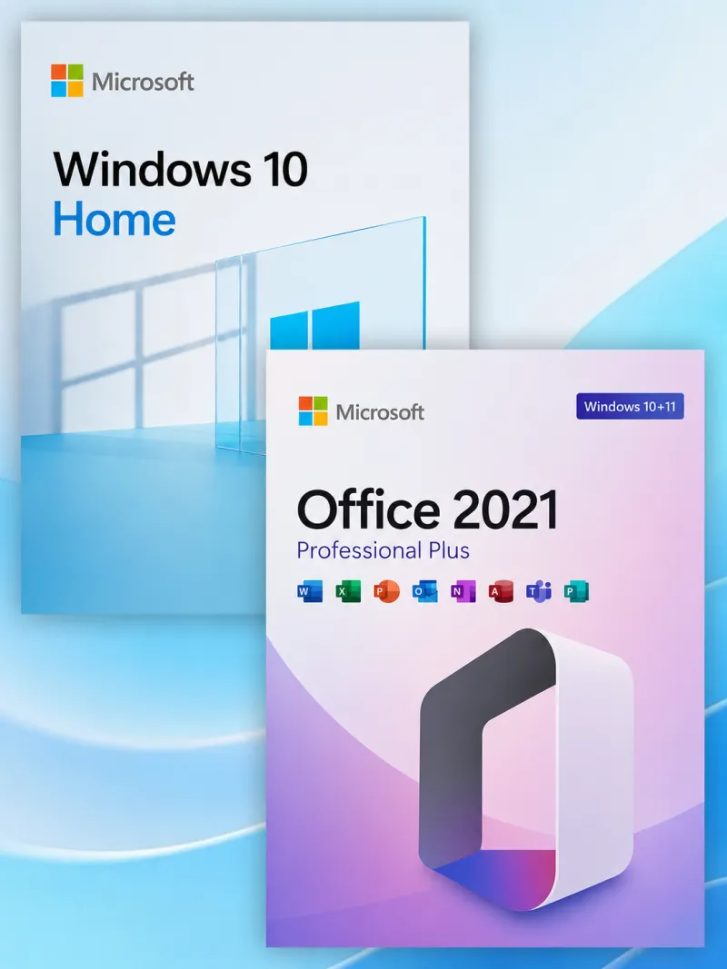 Windows 10 Home + Office 2021 Professional Plus