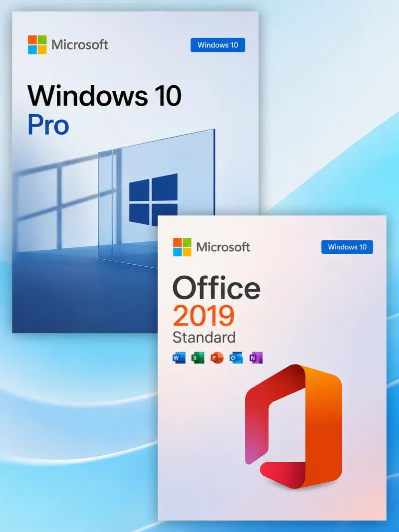 Windows 10 Pro + Office 2019 Standard