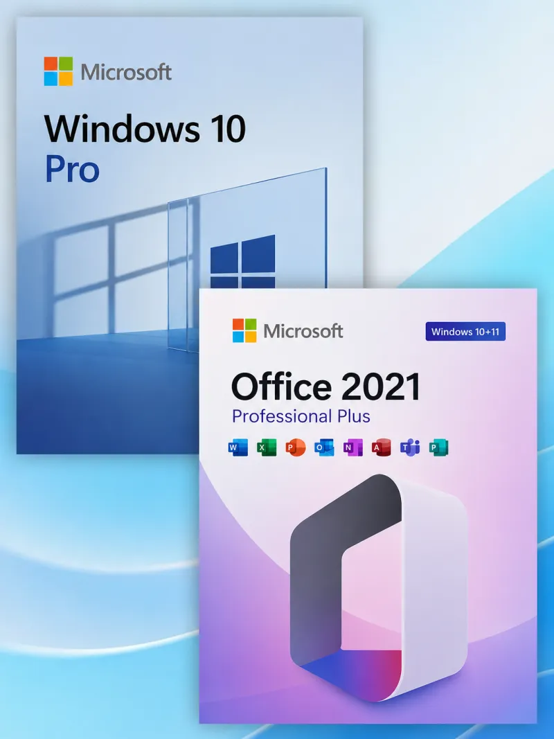Windows 10 Pro + Office 2021 Professional Plus