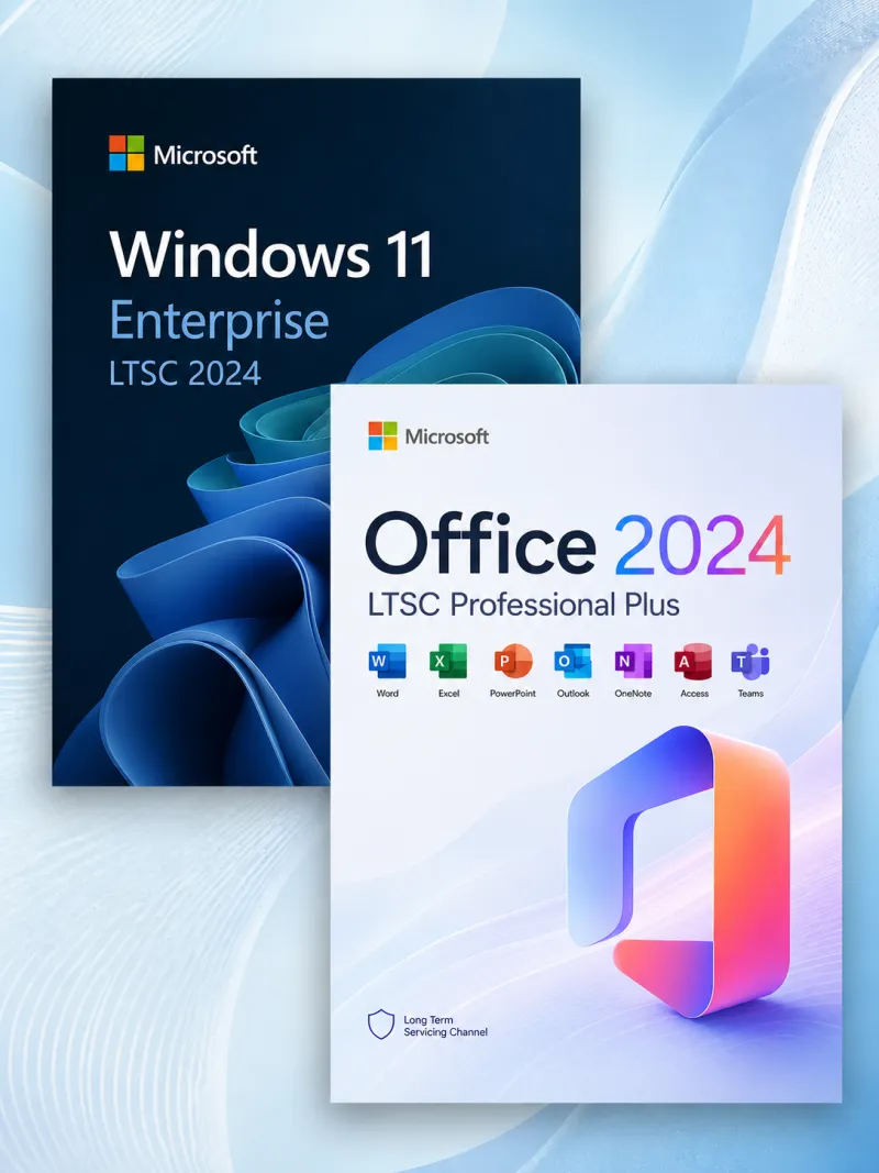 Windows 11 Enterprise LTSC 2024 + Microsoft Office 2024 LTSC Professional Plus