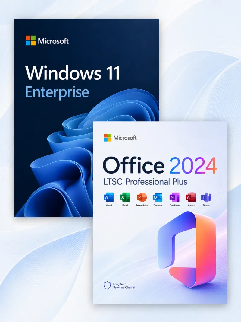Windows 11 Enterprise + Microsoft Office 2024 LTSC Professional Plus