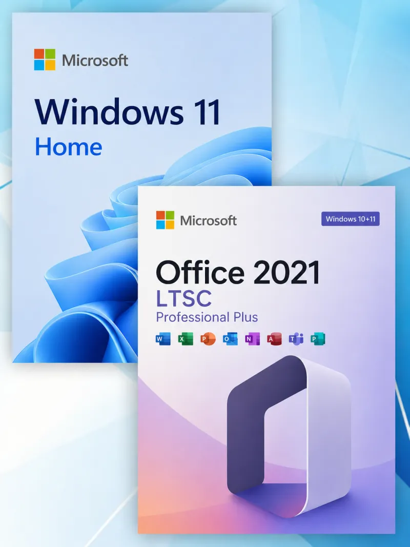 Windows 11 Home + Microsoft Office 2021 LTSC Professional Plus
