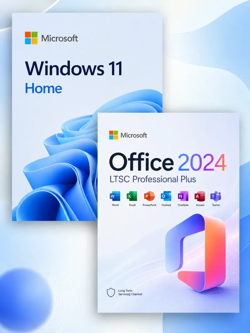 Windows 11 Home + Microsoft Office 2024 LTSC Professional Plus
