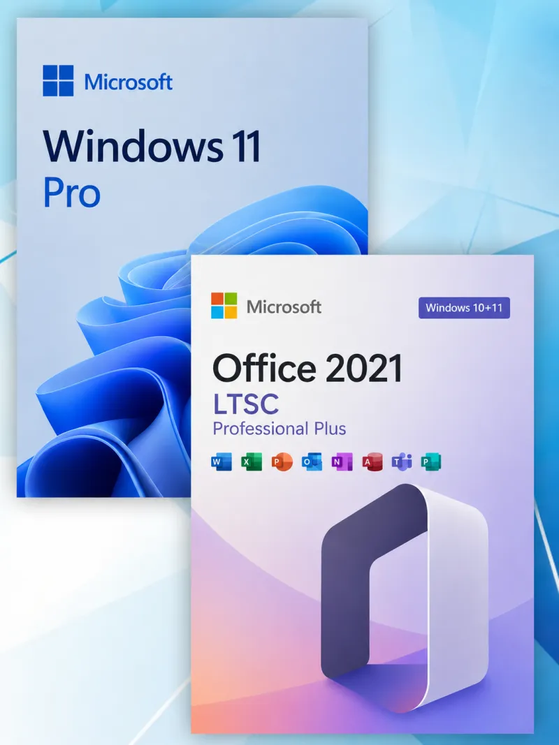 Windows 11 Pro + Microsoft Office 2021 LTSC Professional Plus