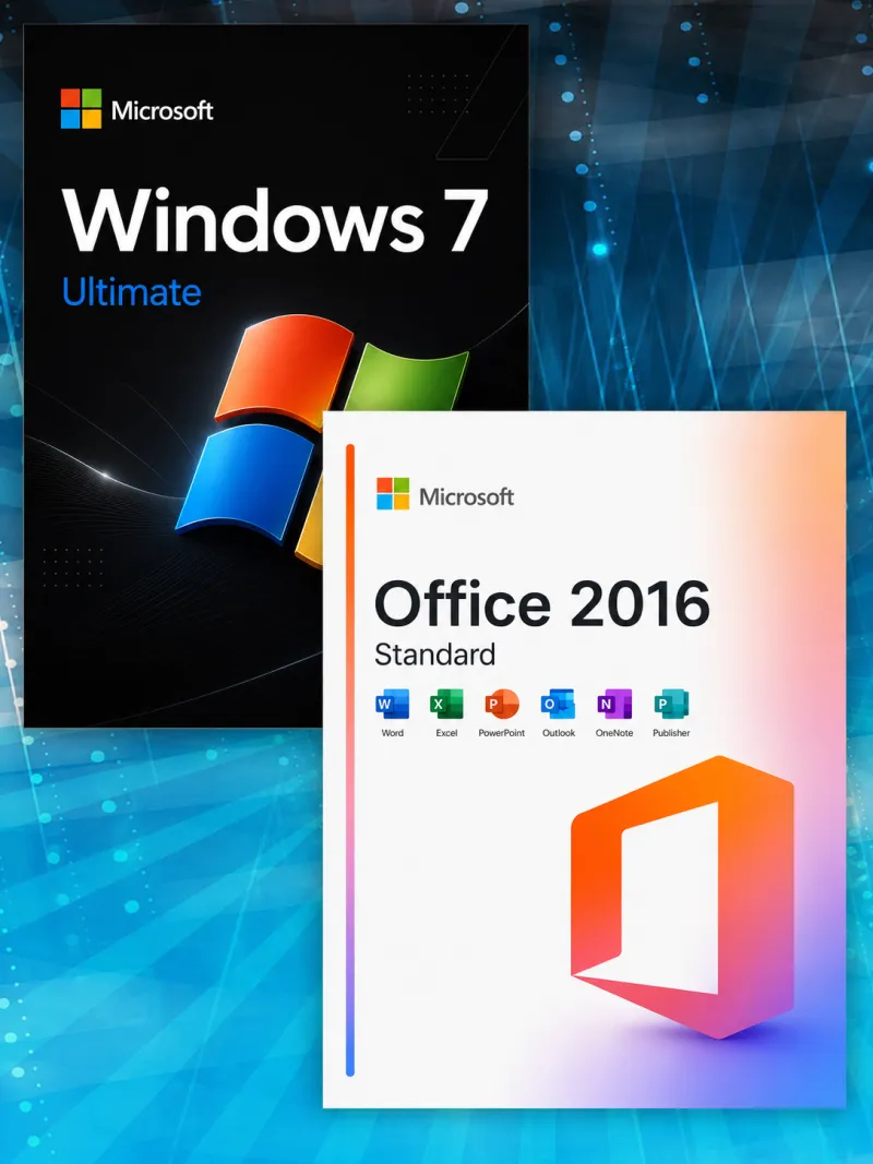 Windows 7 Ultimate + Office 2016 Standard